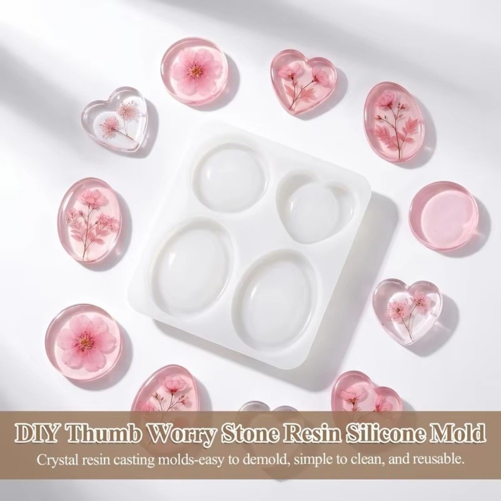Resin Craft Ideas - Yeni Silikon Taş Kalıbı, Dört Farklı