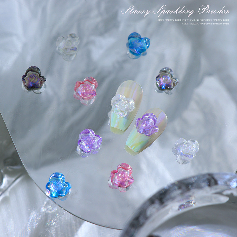 50 adet/paket 10x10mm tırnak s - Resin Glitter Pack incelemesi ve fiyatı